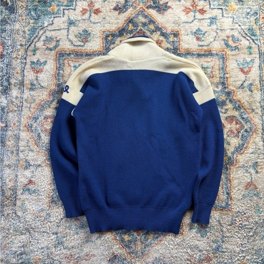 Vintage 80s Demetre Shawl Neck Sweater Medium - Picture 2 of 5